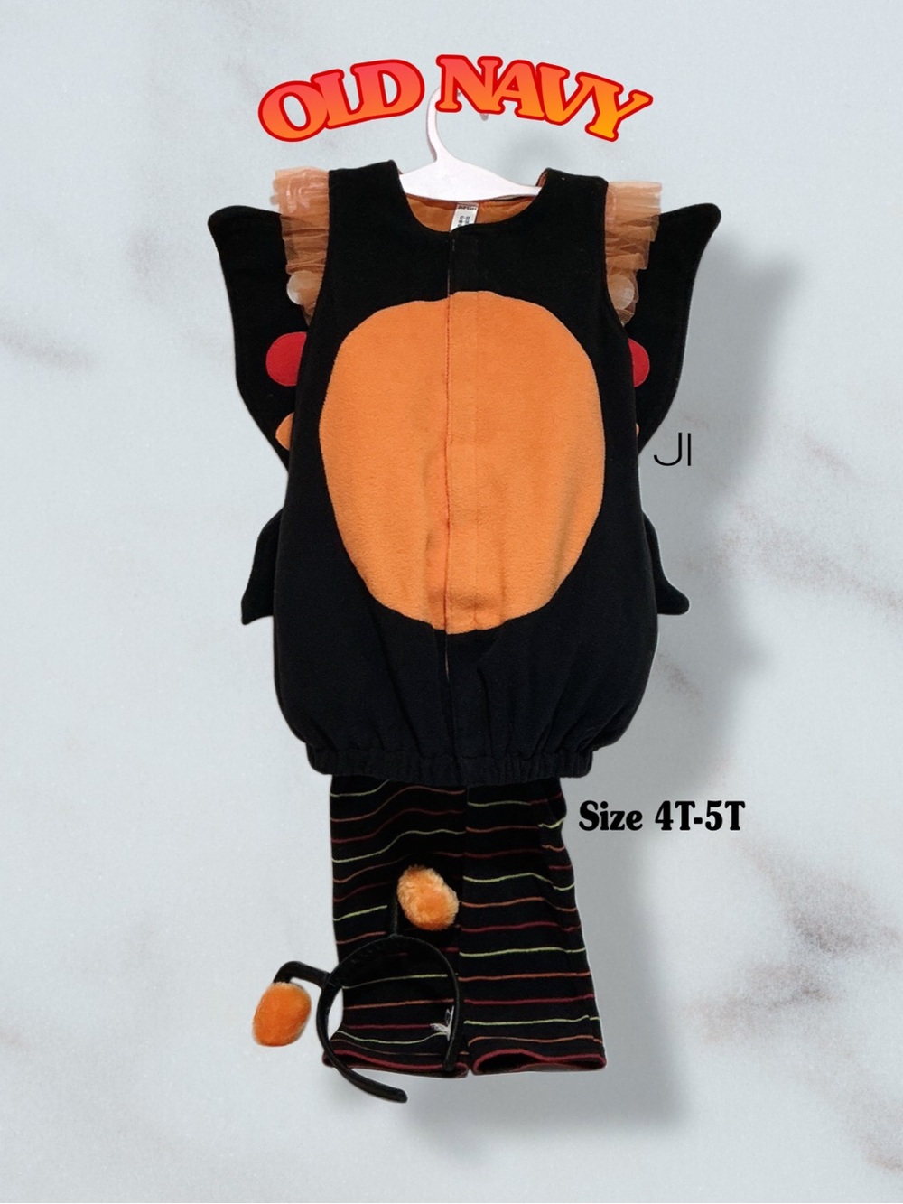 OLD NAVY Butterfly Halloween Toddler 3 Piece Costume Size 4T-5T